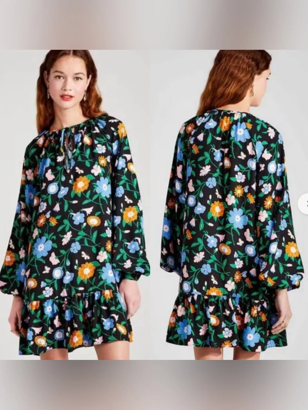 Spade Kate Spade | Floral Garden Tulip Dress ♠️ pit-pit 17 (mix40)